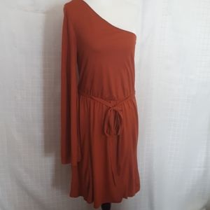 Long Sleeve One Shoulder H&M  Women Dress